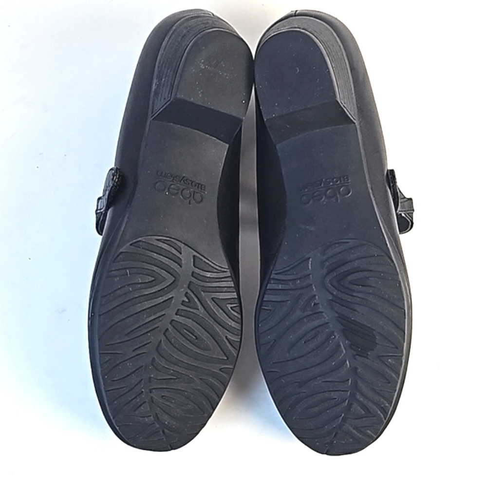 Abeo B.I.O.System Marisol Black Leather  Block Heel Comfort Mary Jane Pu… - Picture 11 of 16